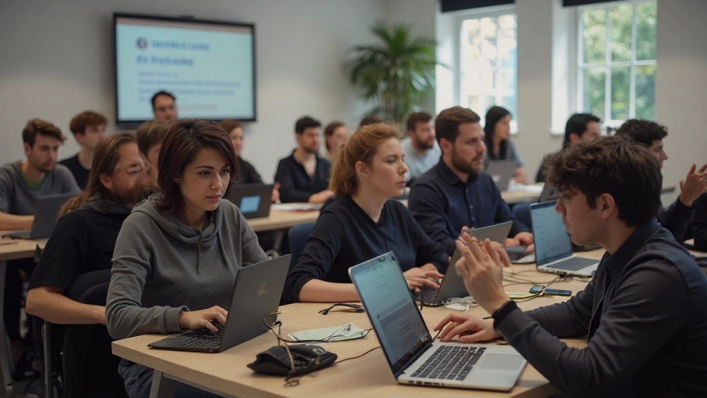 Gruppe von Anfängern bei HTML CSS Workshop