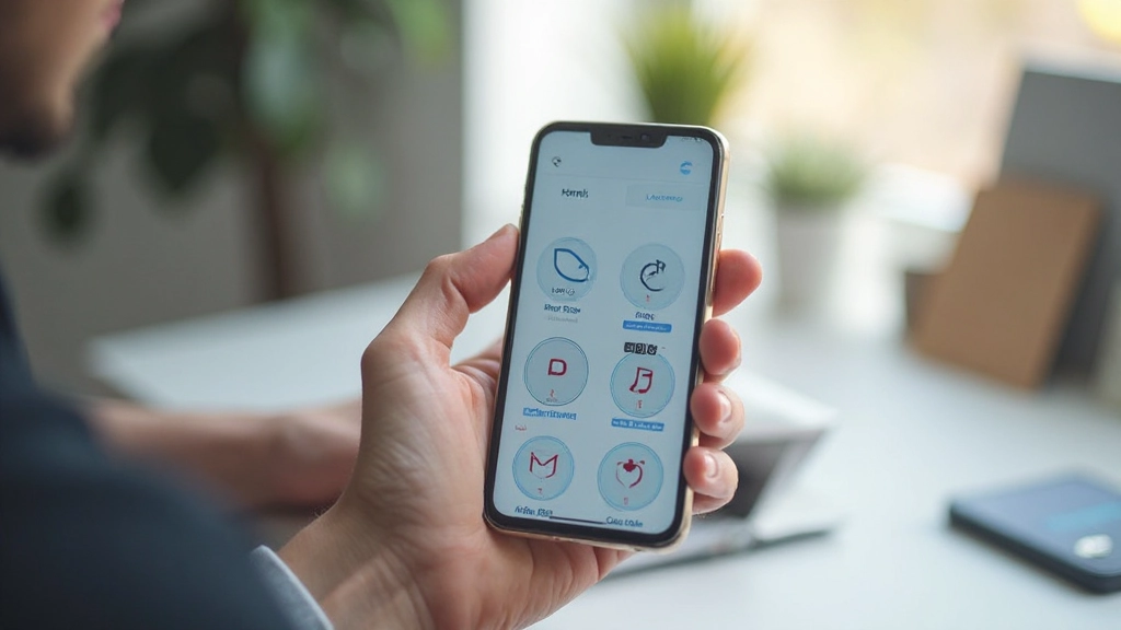 Webseite auf Mobilgerät mit Screenreader-Symbol, zeigt Barrierefreiheit in Aktion